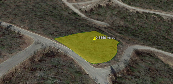 Wooded Lot at Culdesac, 0.6856 Acres in Taney County!